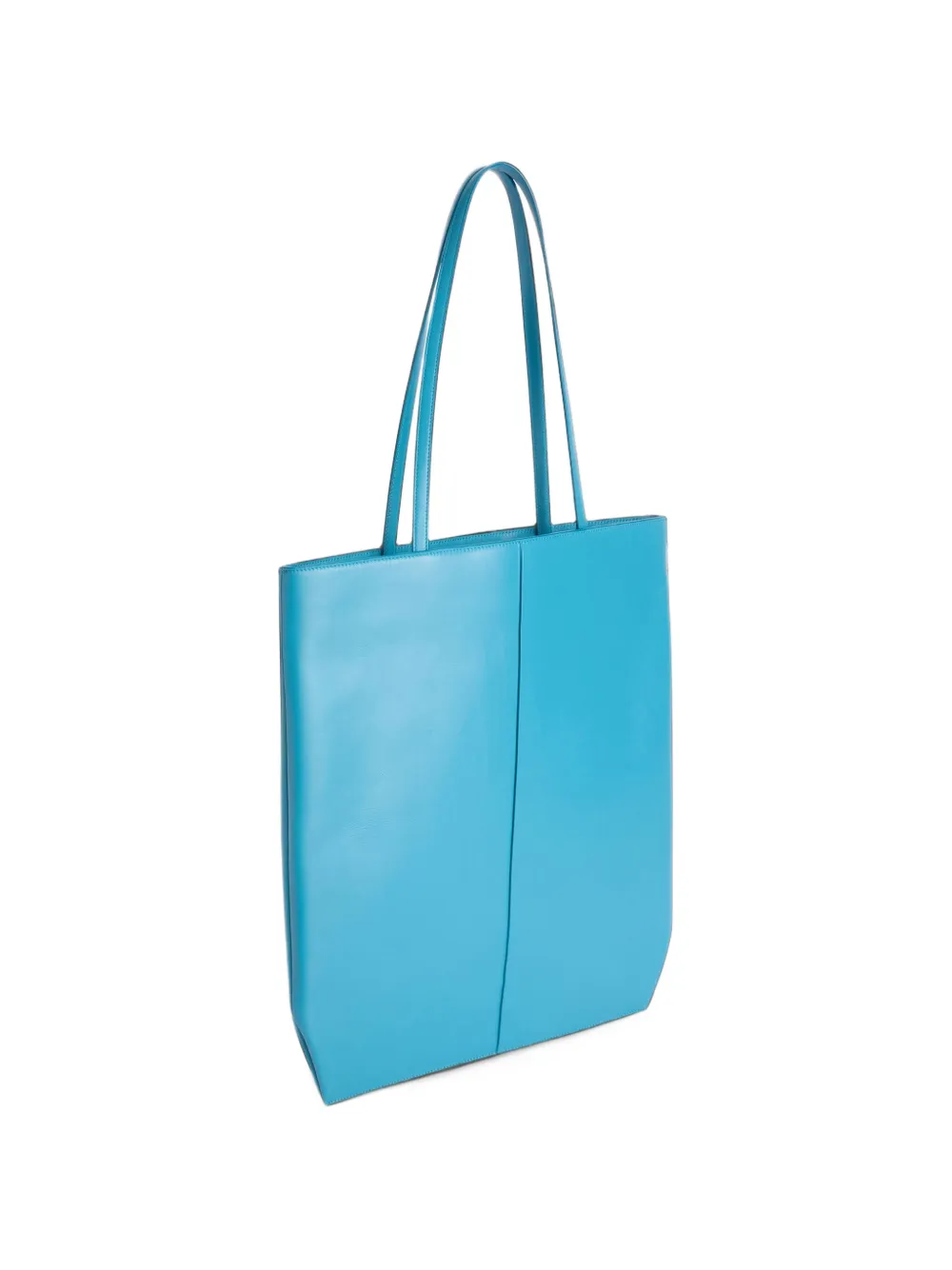 Jil Sander Linea leren shopper Blauw