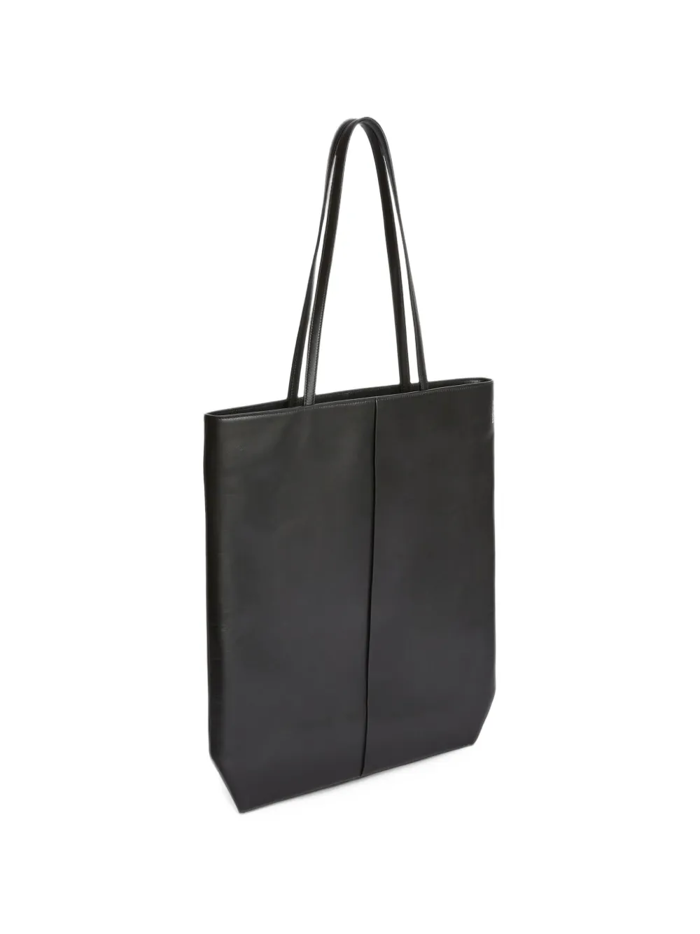 Jil Sander Linea leren shopper Zwart
