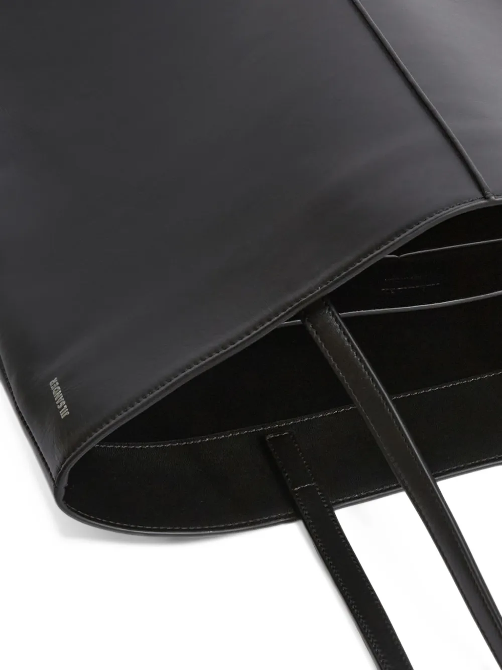 Jil Sander Linea leren shopper Zwart