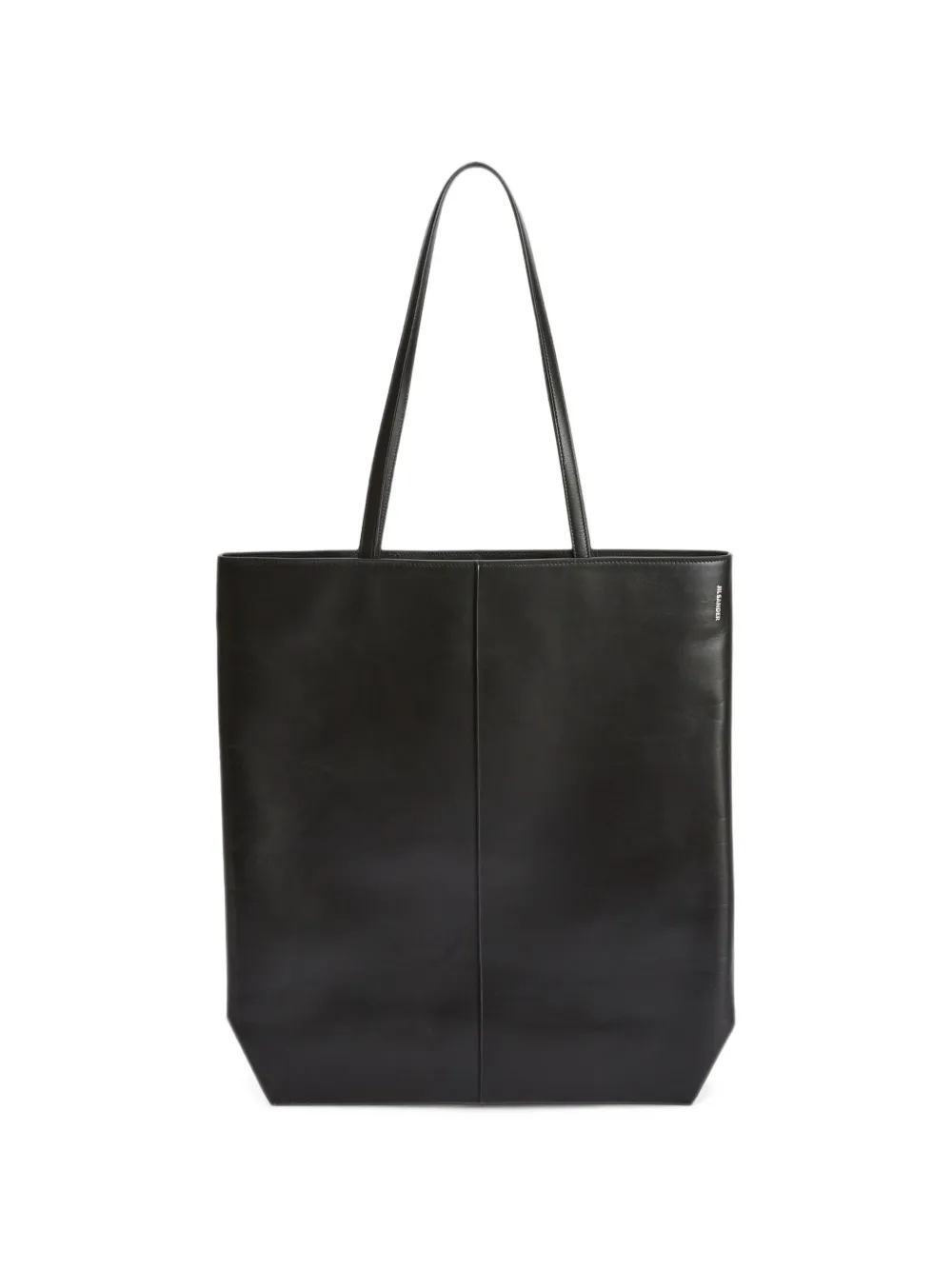 Jil Sander Linea leren shopper Zwart