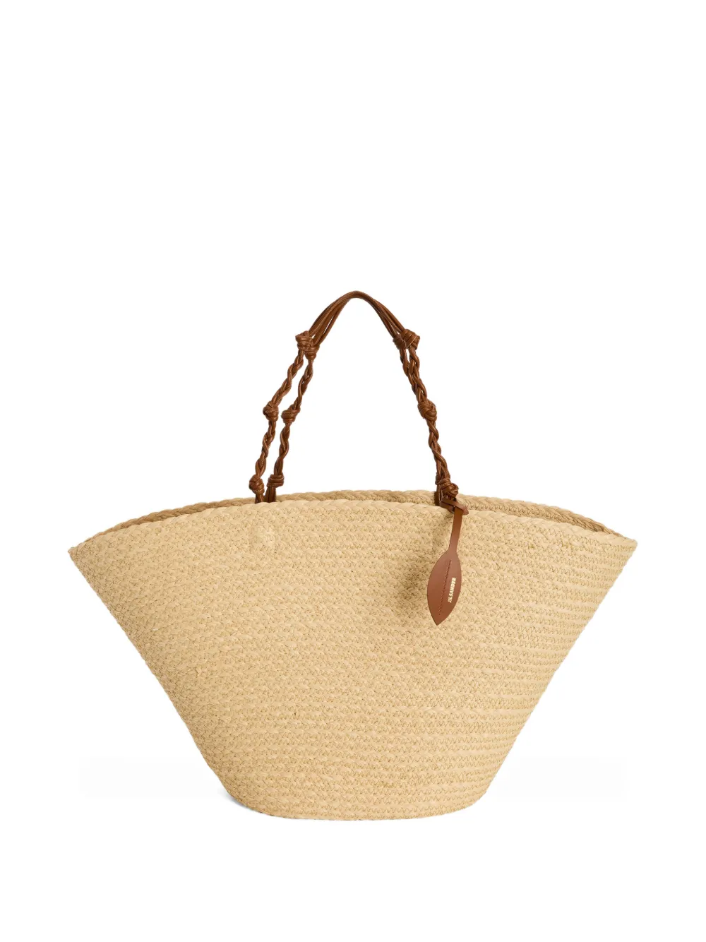 Jil Sander Borsa a secchiello Tangle con logo - Toni neutri