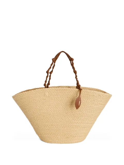 Jil Sander Tangle logo-tag bucket bag