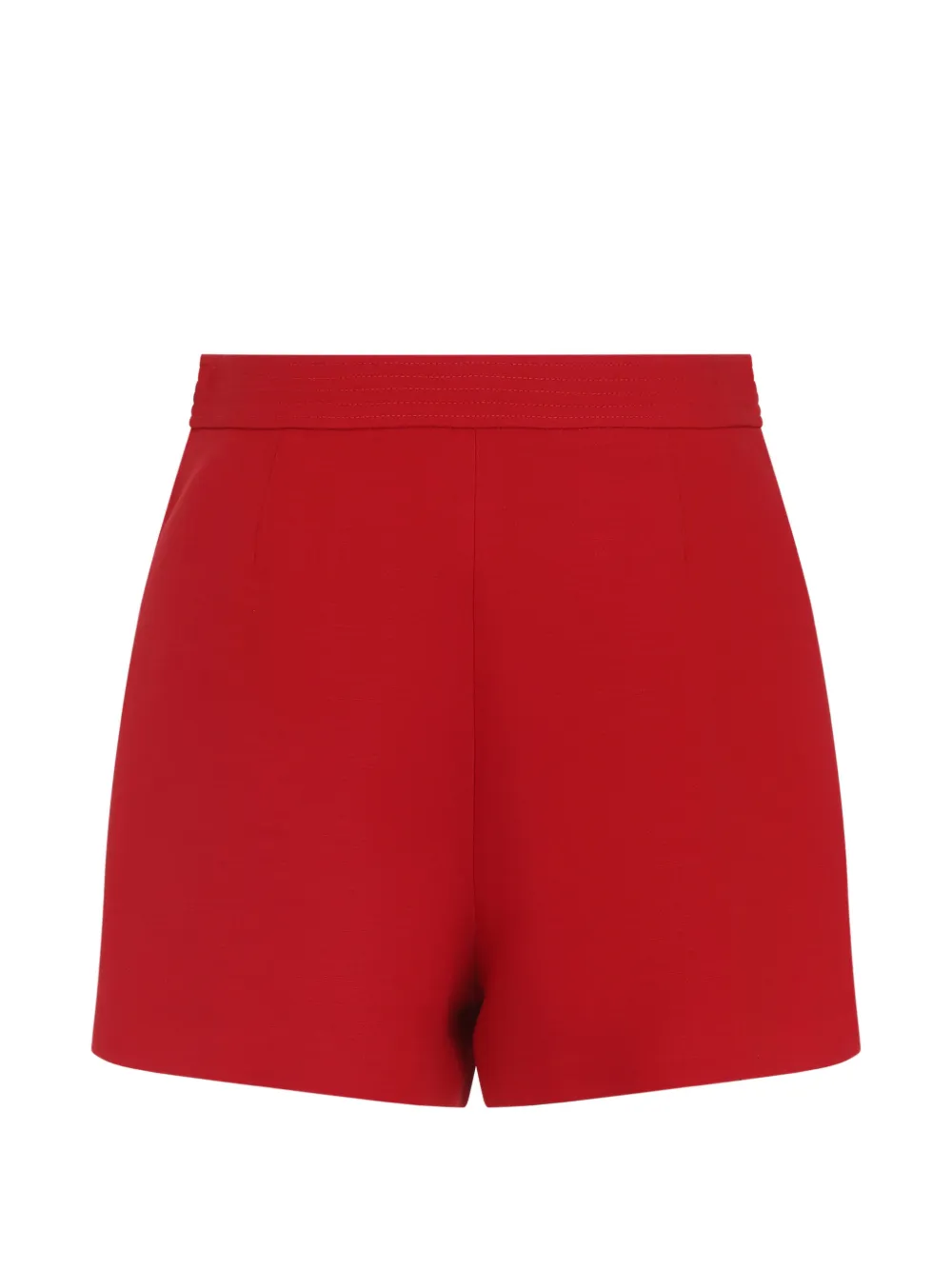 Valentino Garavani Shorts met V-plakkaat Rood