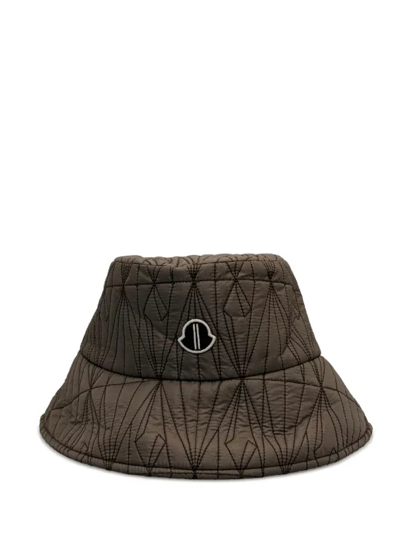 Moncler X Rick Owens Hats Brown in Green
