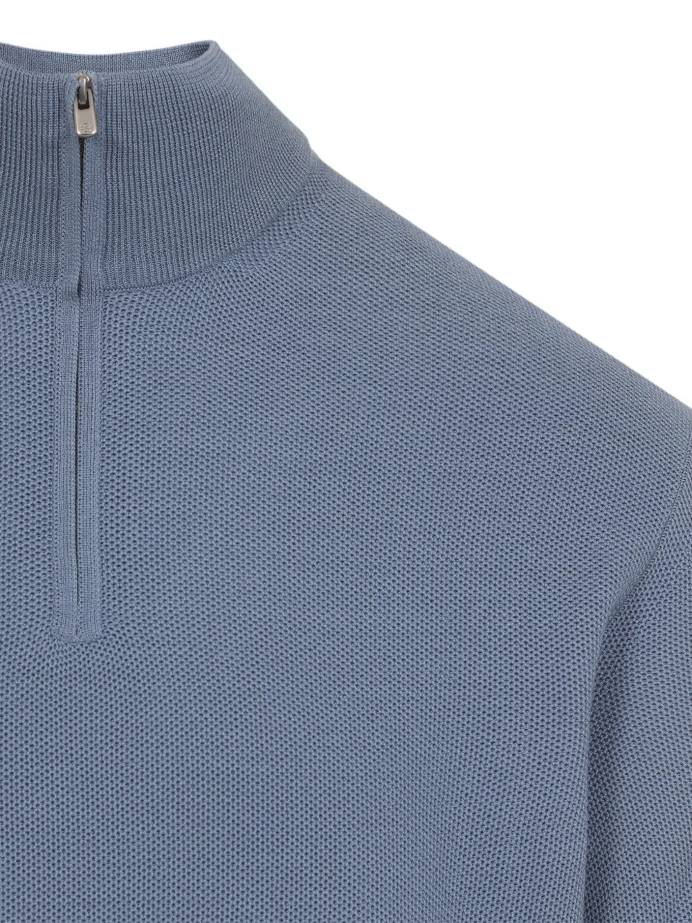 Ralph Lauren Purple Label Wollen sweater met rits Blauw