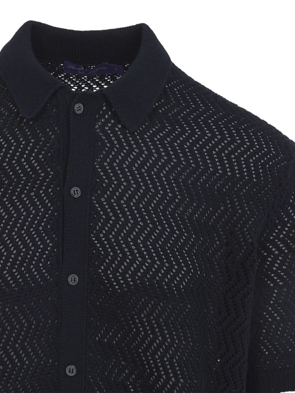 Button-Up Chevron Cardigan