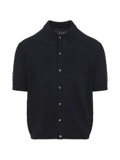 Ralph Lauren Purple Label button-up chevron cardigan