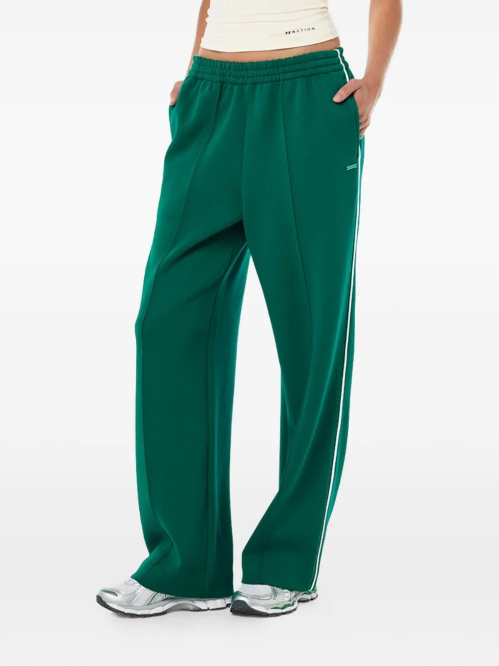  P.e Nation Triumph Striped Track Pants - Green 
