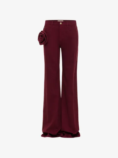 Hellessy Stu rose-apliqqué jeans