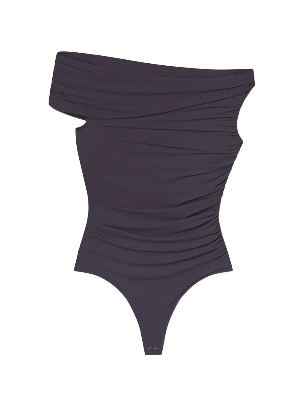 AGOLDE Sherilyn draped bodysuit - Grigio