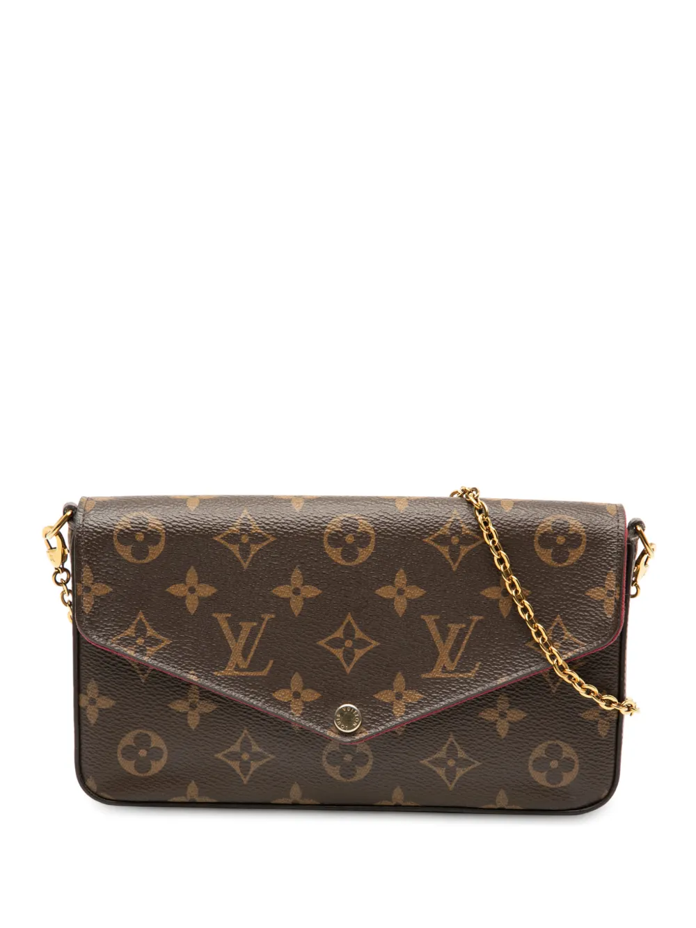 Louis Vuitton Pre-Owned 2019 Monogram Pochette Felicie crossbody bag - Marrone