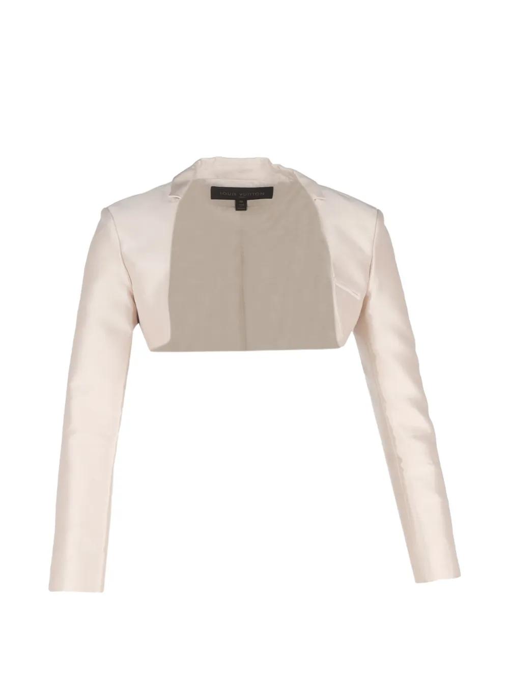 Louis Vuitton Pre-Owned open-front cropped blazer - Bianco