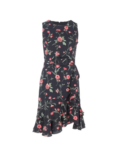 Michael Kors Vintage floral-print belted dress