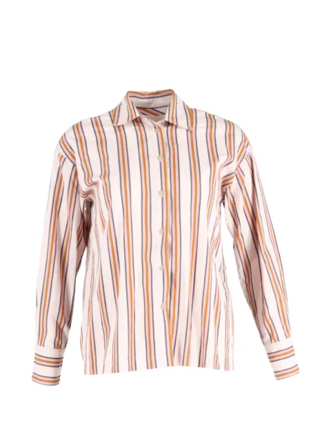 Ba&Sh long-sleeved striped shirt