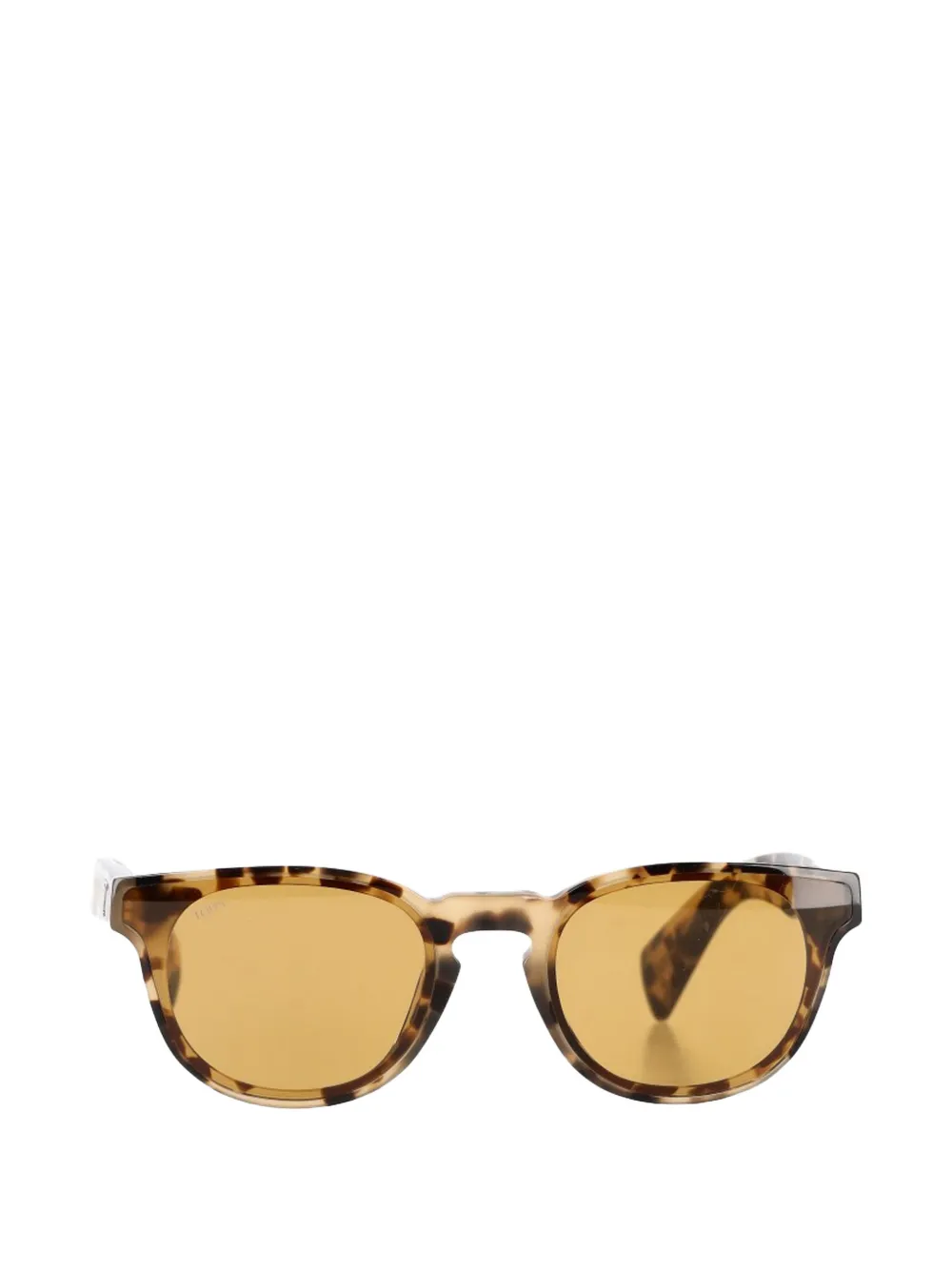 Tod's Vintage round-frame tortoiseshell sunglasses - Marrone