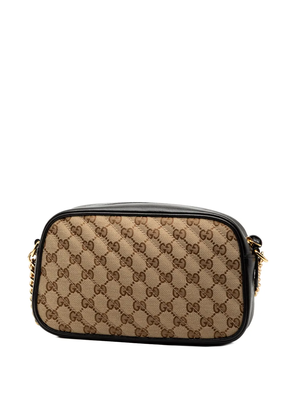 2016-2026 Small GG Marmont Matelasse GG Canvas and Leather crossbody bag