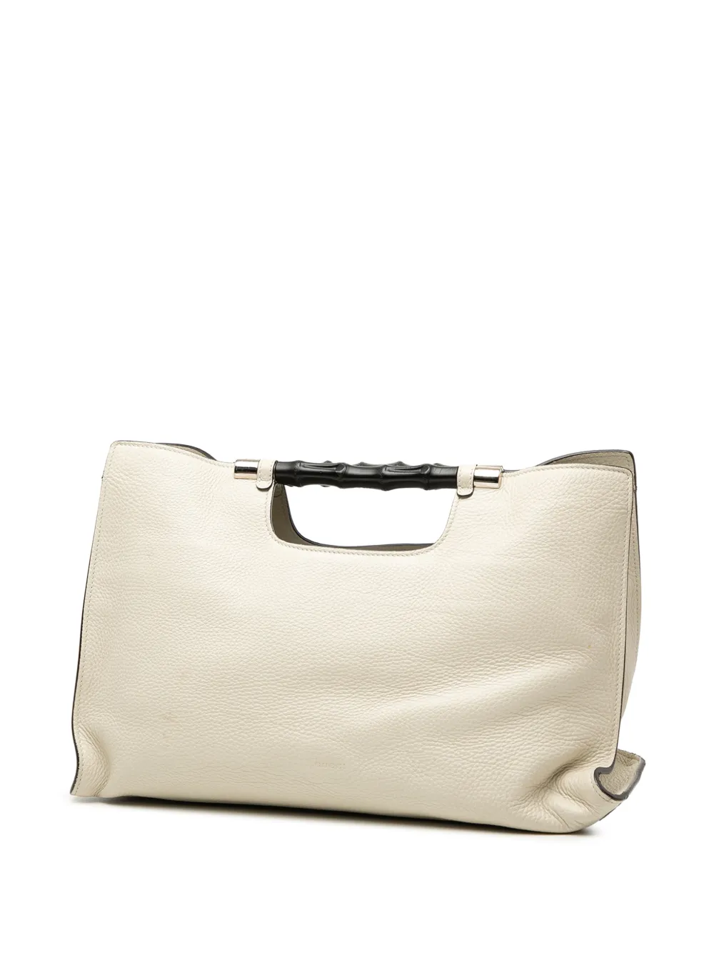2000-2015 Medium Calfskin Bamboo Daily Shopper Satchel