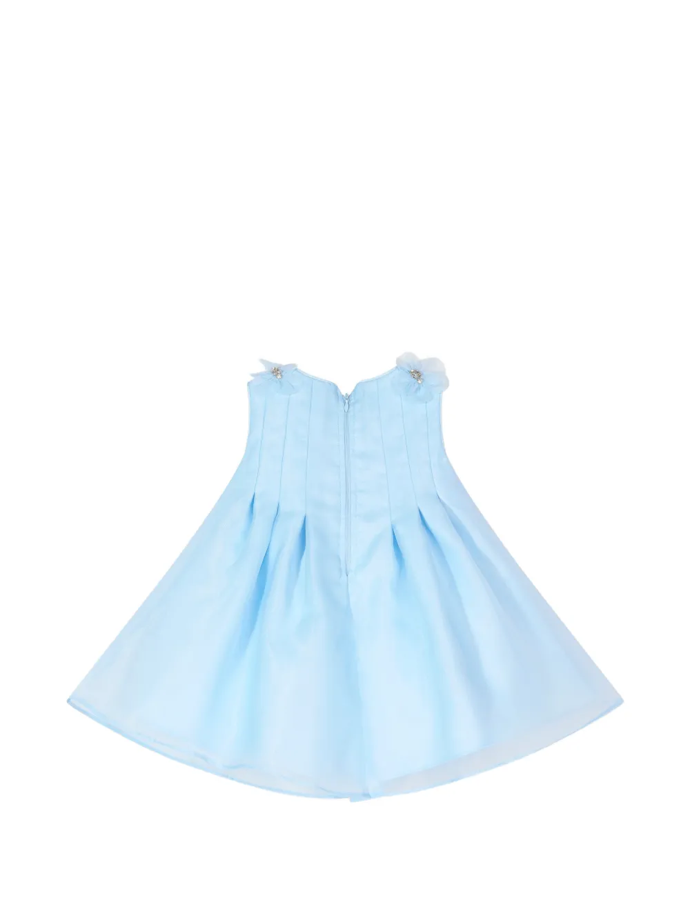 Dress & Fleur Jurk set met bloemenpatch Blauw