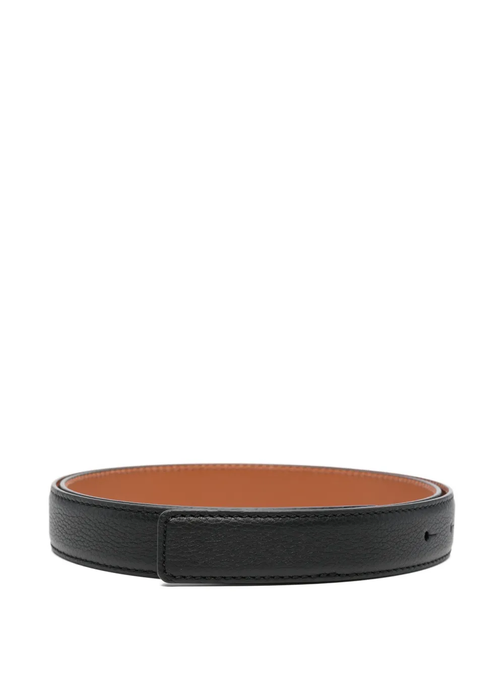 Santoni leather belt - Nero
