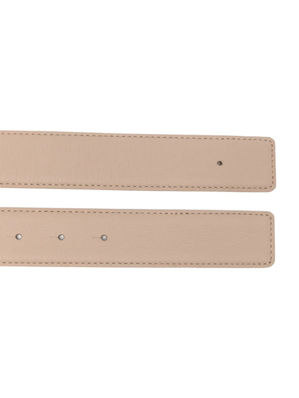  Santoni Leather Belt - Neutrals 