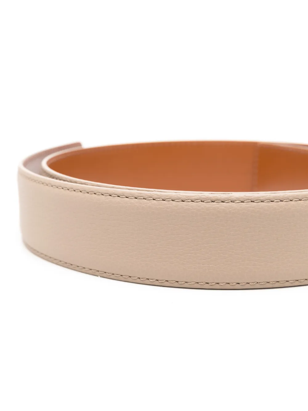  Santoni Leather Belt - Neutrals 