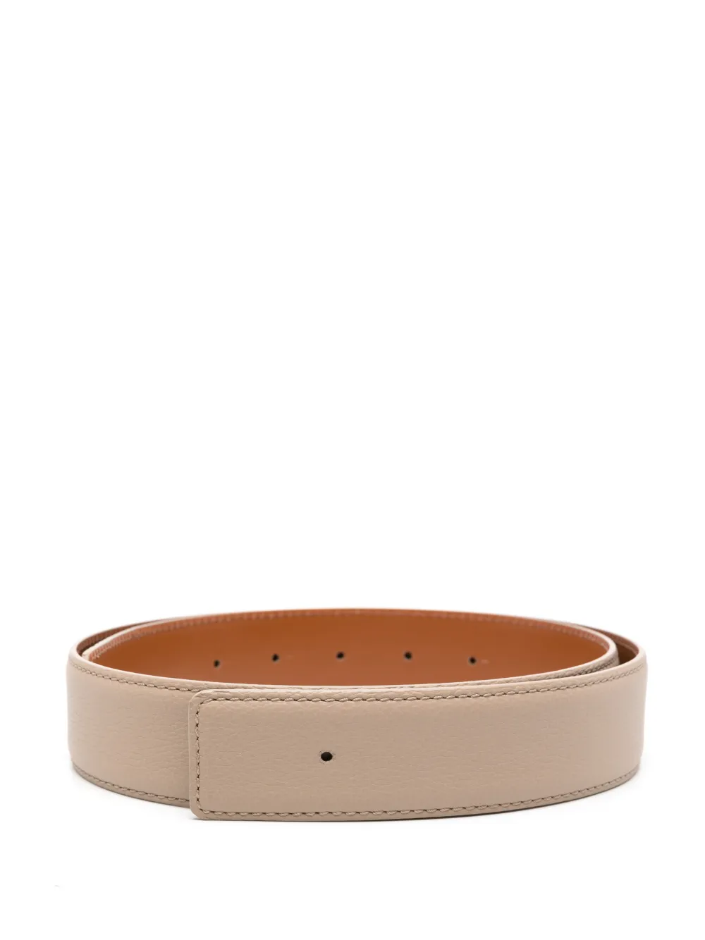 Santoni leather belt - Toni neutri
