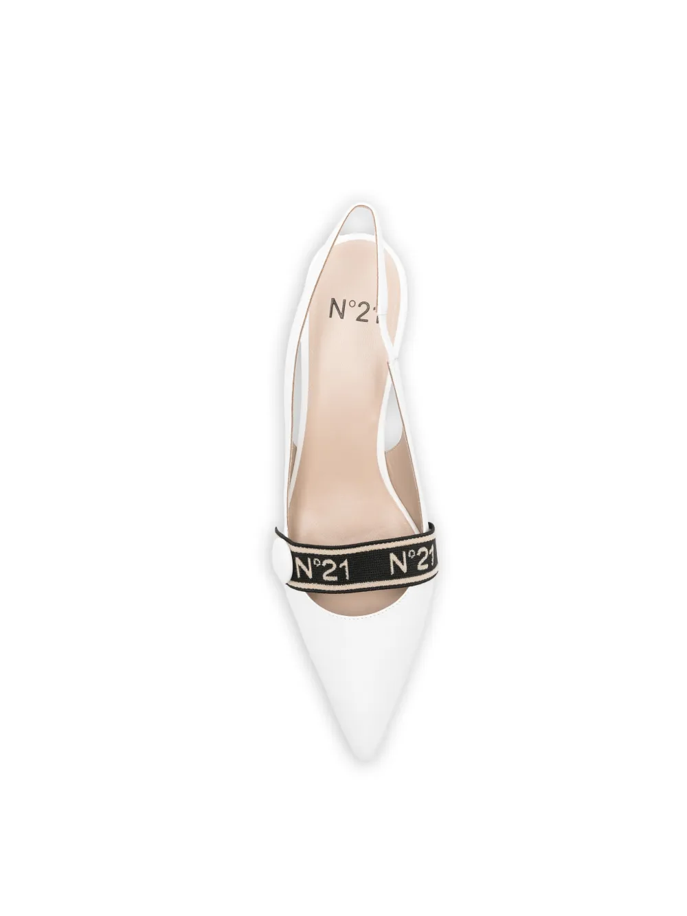 Nº21 strap pumps Wit