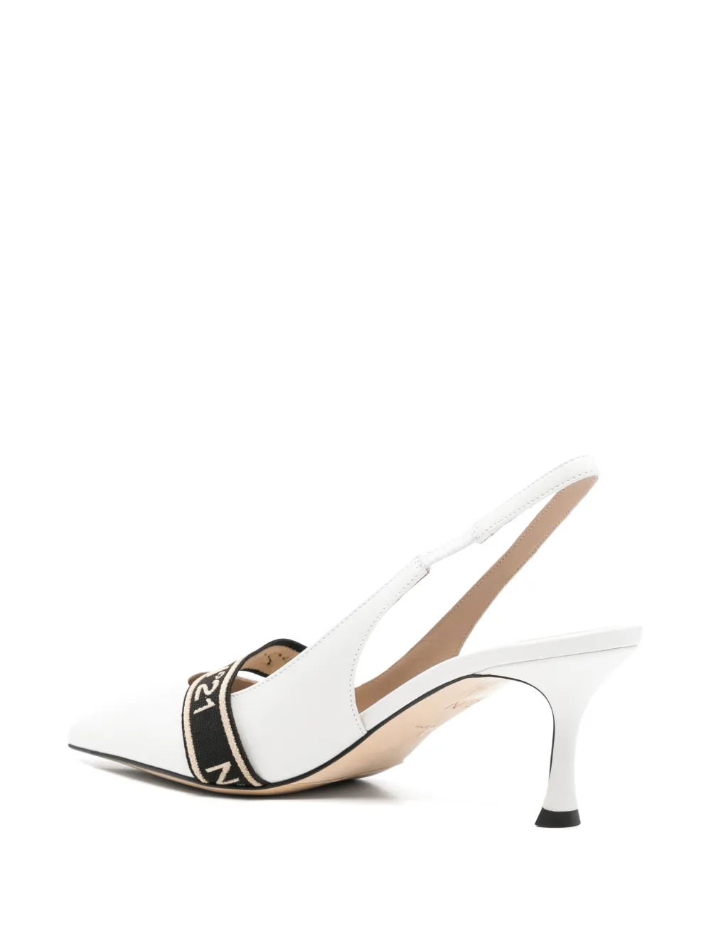 Nº21 strap pumps Wit