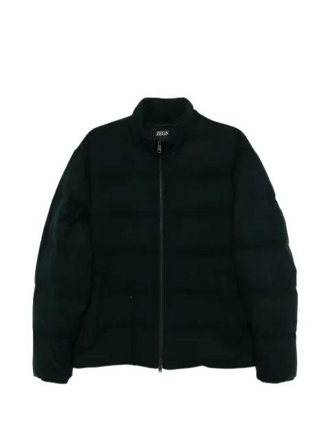 Zegna zip-fastening long-sleeve jacket