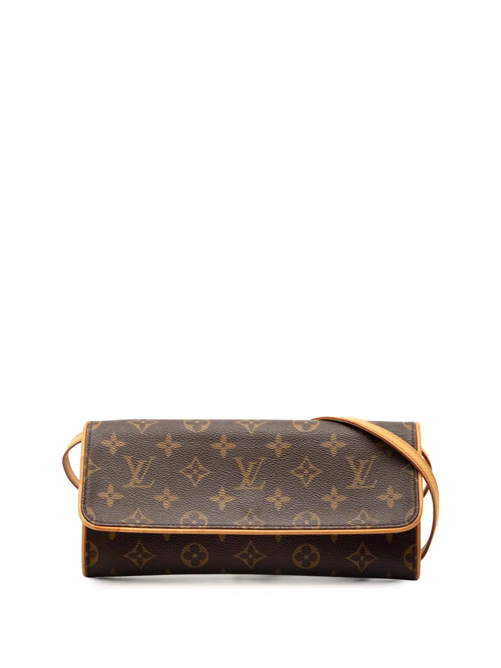 Louis Vuitton Pre-Owned 2000 Monogram Pochette Twin GM crossbody bag - Marrone