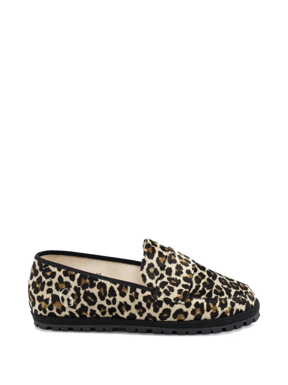 Gondolina Leopard-print Loafers In Brown
