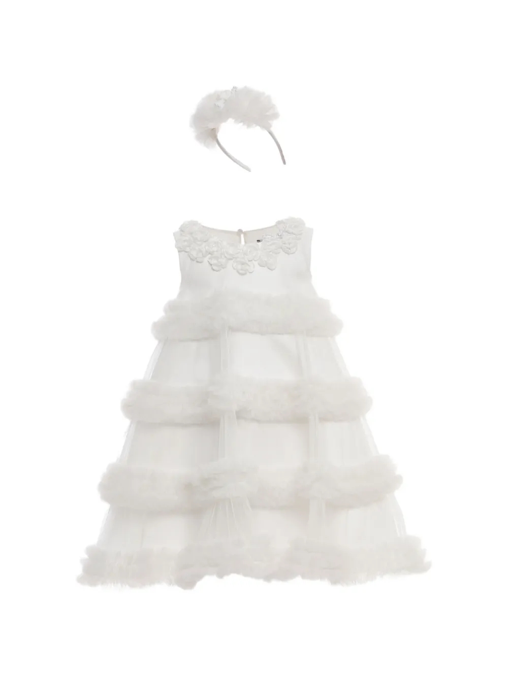 Dress & Fleur floral-detail dress set - Toni neutri