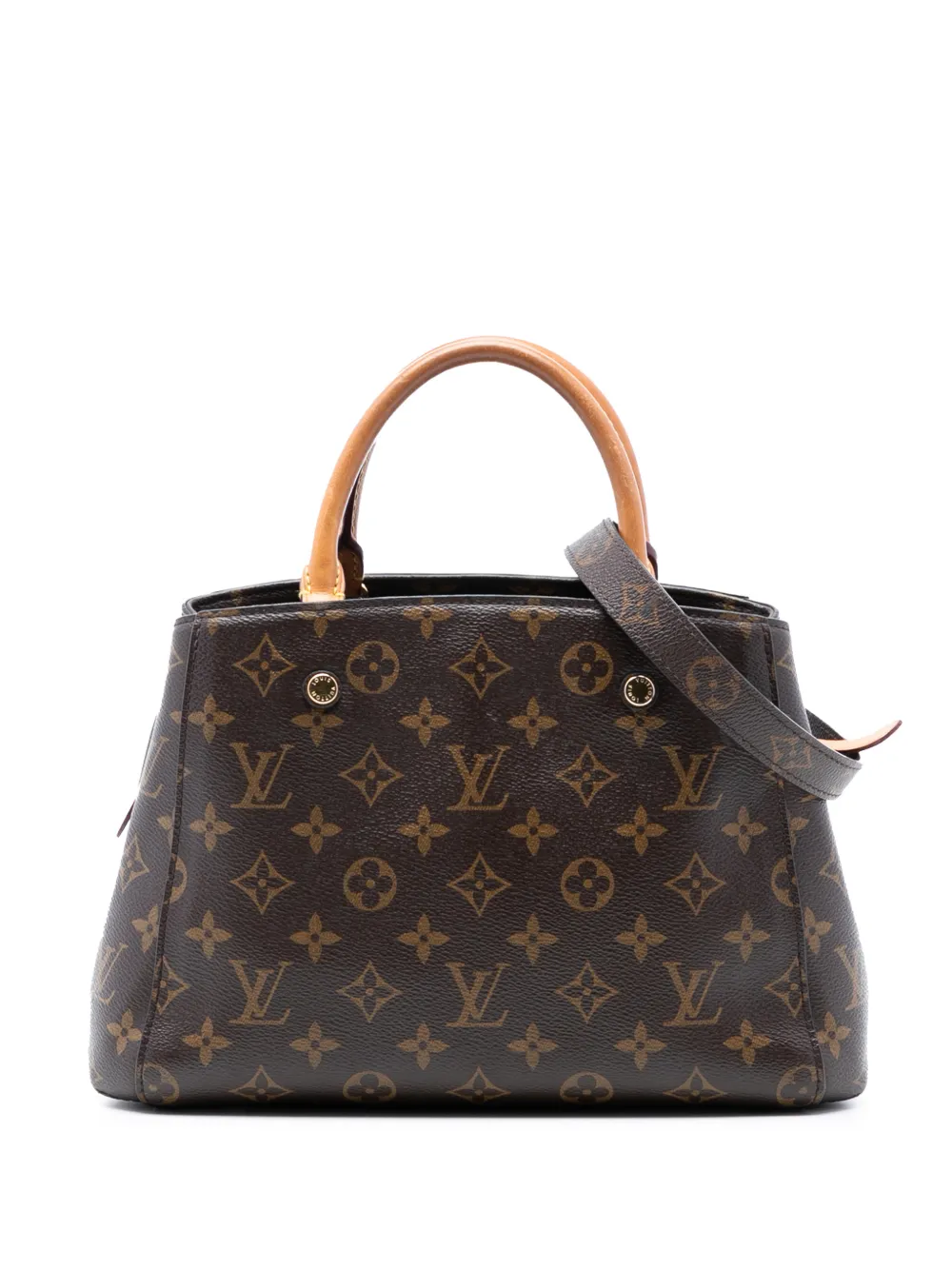 Louis Vuitton Pre-Owned 2017 Monogram Montaigne BB satchel - Marrone