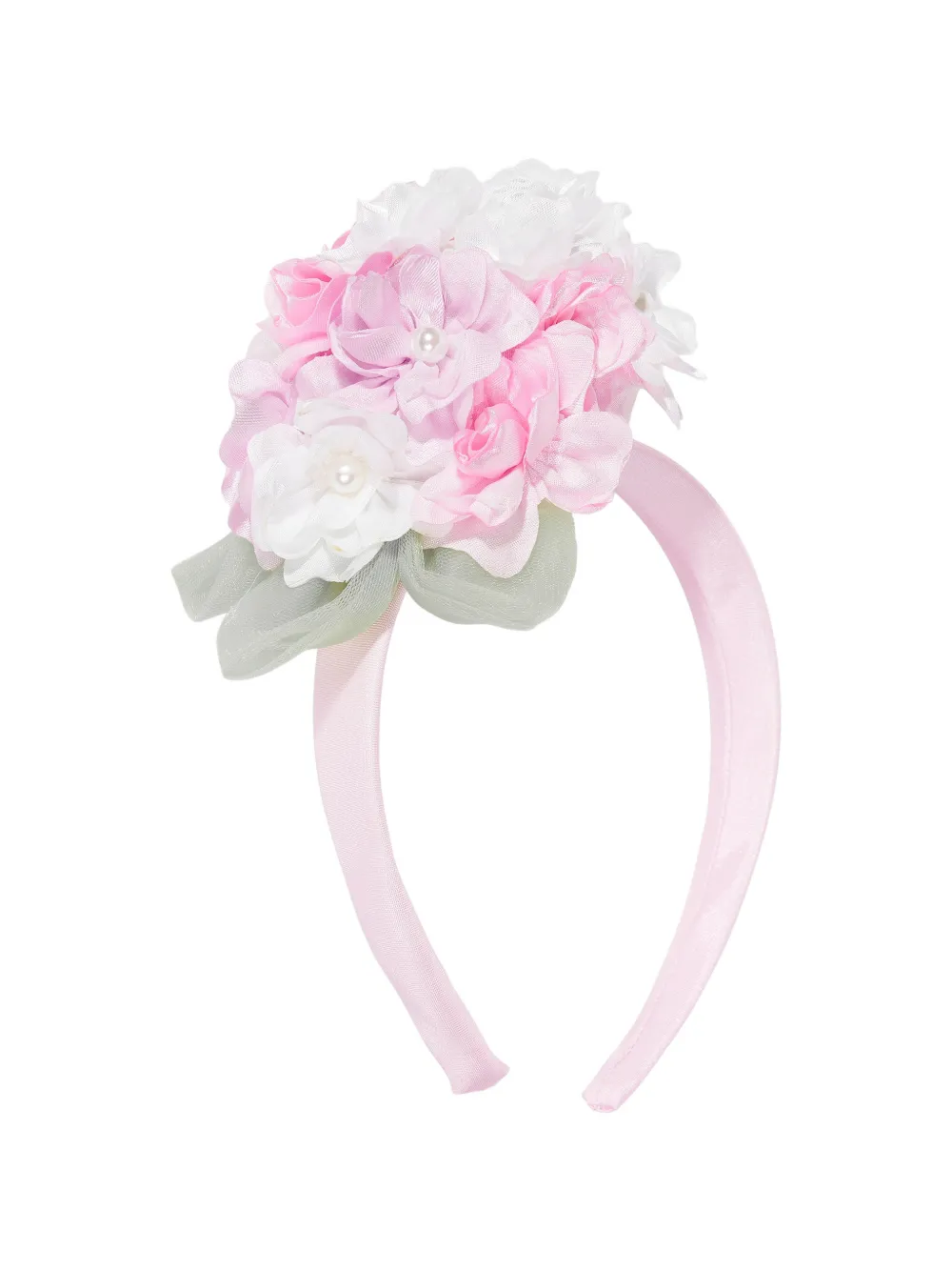 Dress & Fleur Jurk met bloemenpatch Roze