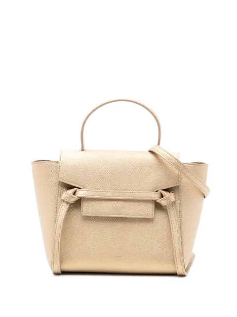 Celine Pre-Owned 2019 Nano Grained Calfskin Belt Bag satchel