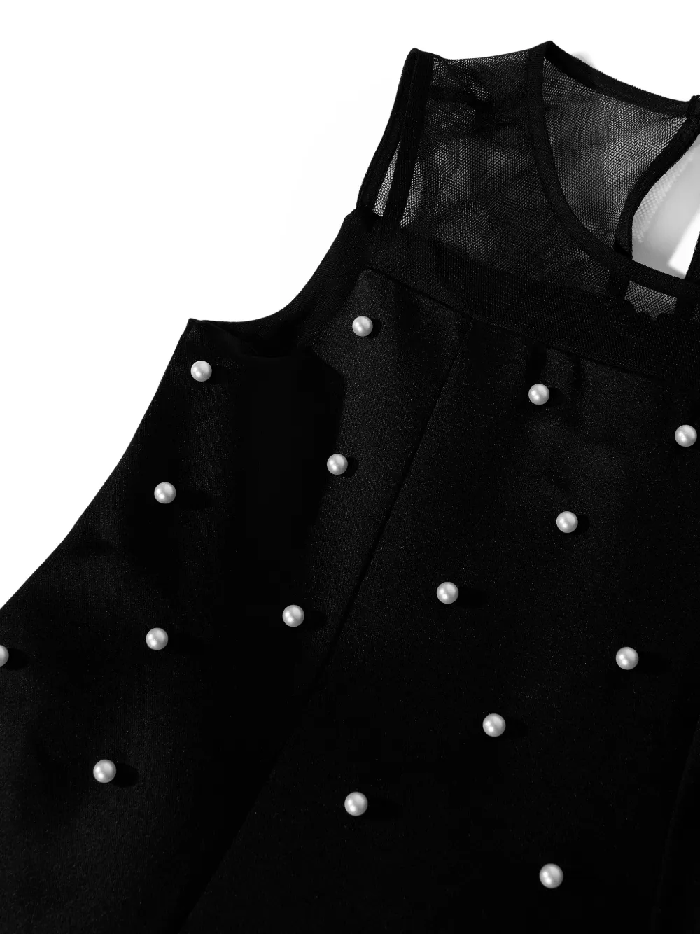 Dress & Fleur Jurk met strikdetail Zwart