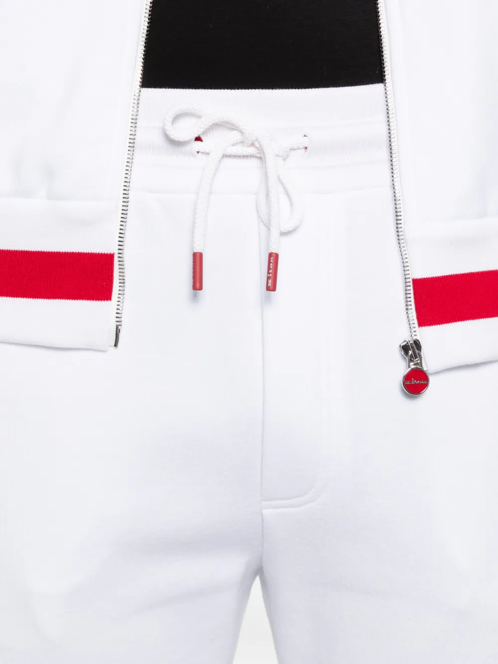 Kiton Trainingspak met contrasterende afwerking Wit