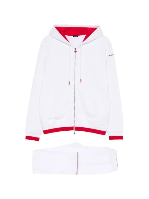 Kiton contrasting-trim tracksuit
