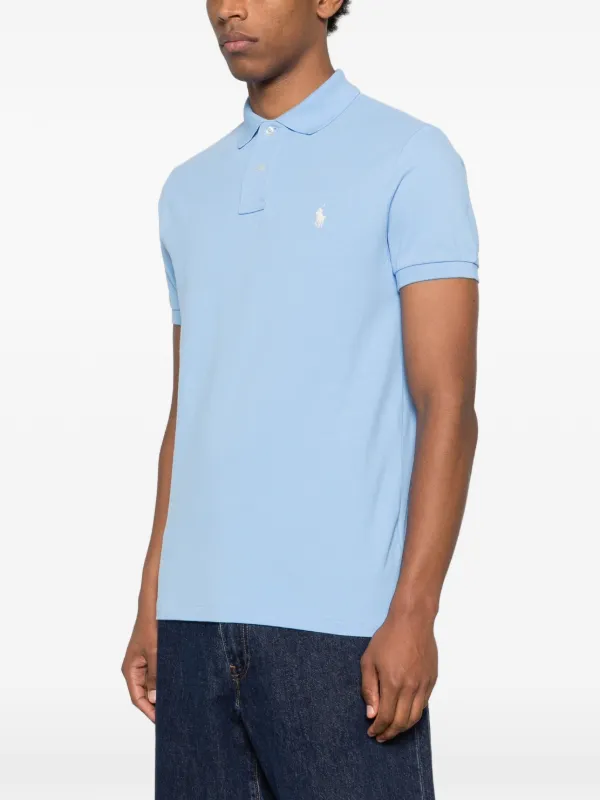 Polo Ralph Lauren short-sleeve Piqué Polo Shirt | Blue | FARFETCH