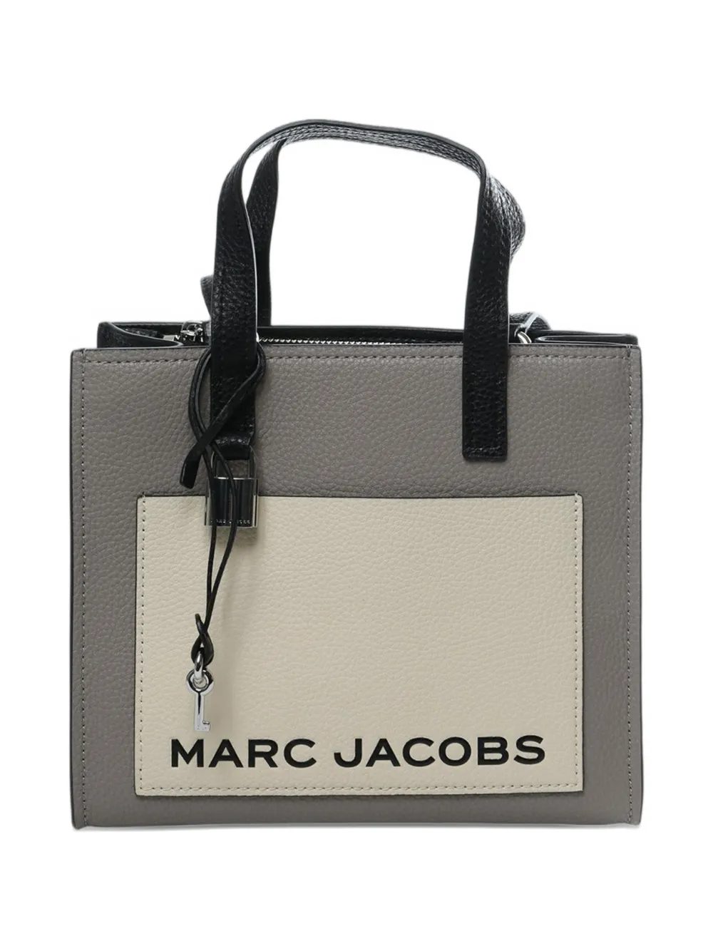Marc Jacobs Colour-block Tote Bag In Gray