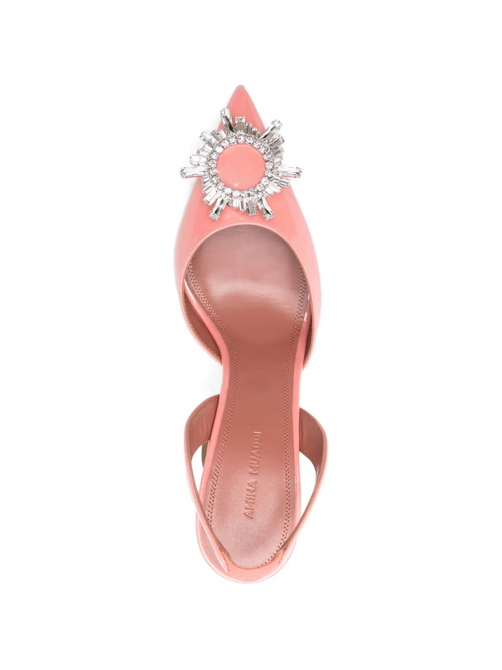Amina Muaddi Begum slingback pumps Roze