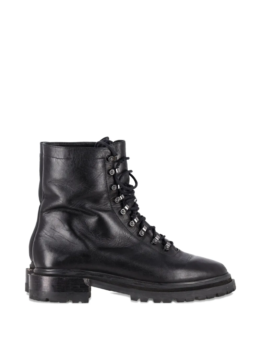 Porte & Paire lace-up combat boots - Schwarz