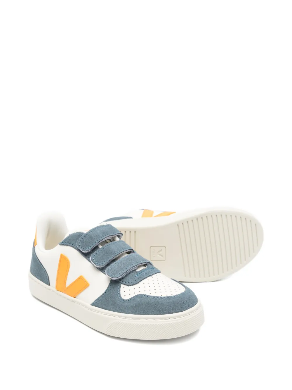 VEJA Kids V-10 sneakers met klittenband Wit