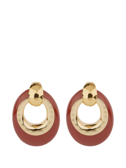 Gas Bijoux Selva textured circle earrings 