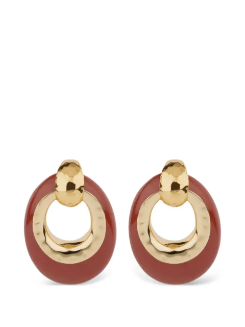 Gas Bijoux Selva textured circle earrings 