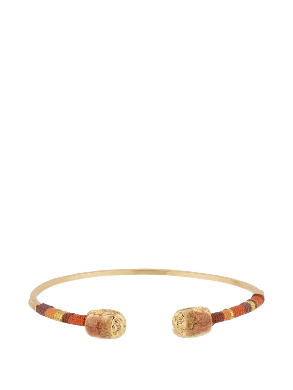 Gas Bijoux Duality Scaramouche wrapped open bracelet - Oro