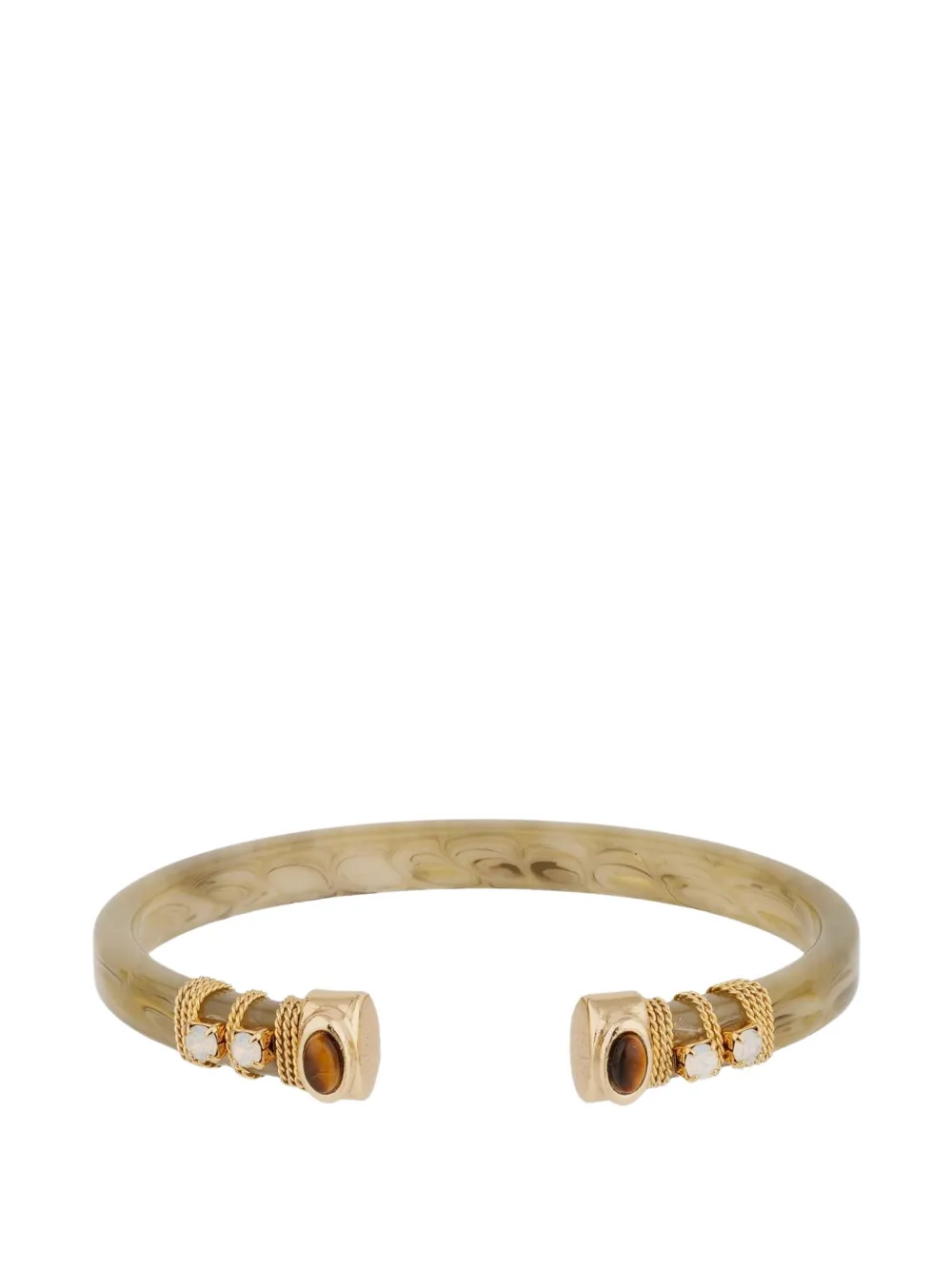 Gas Bijoux Sarina stone detail cuff bracelet - Toni neutri