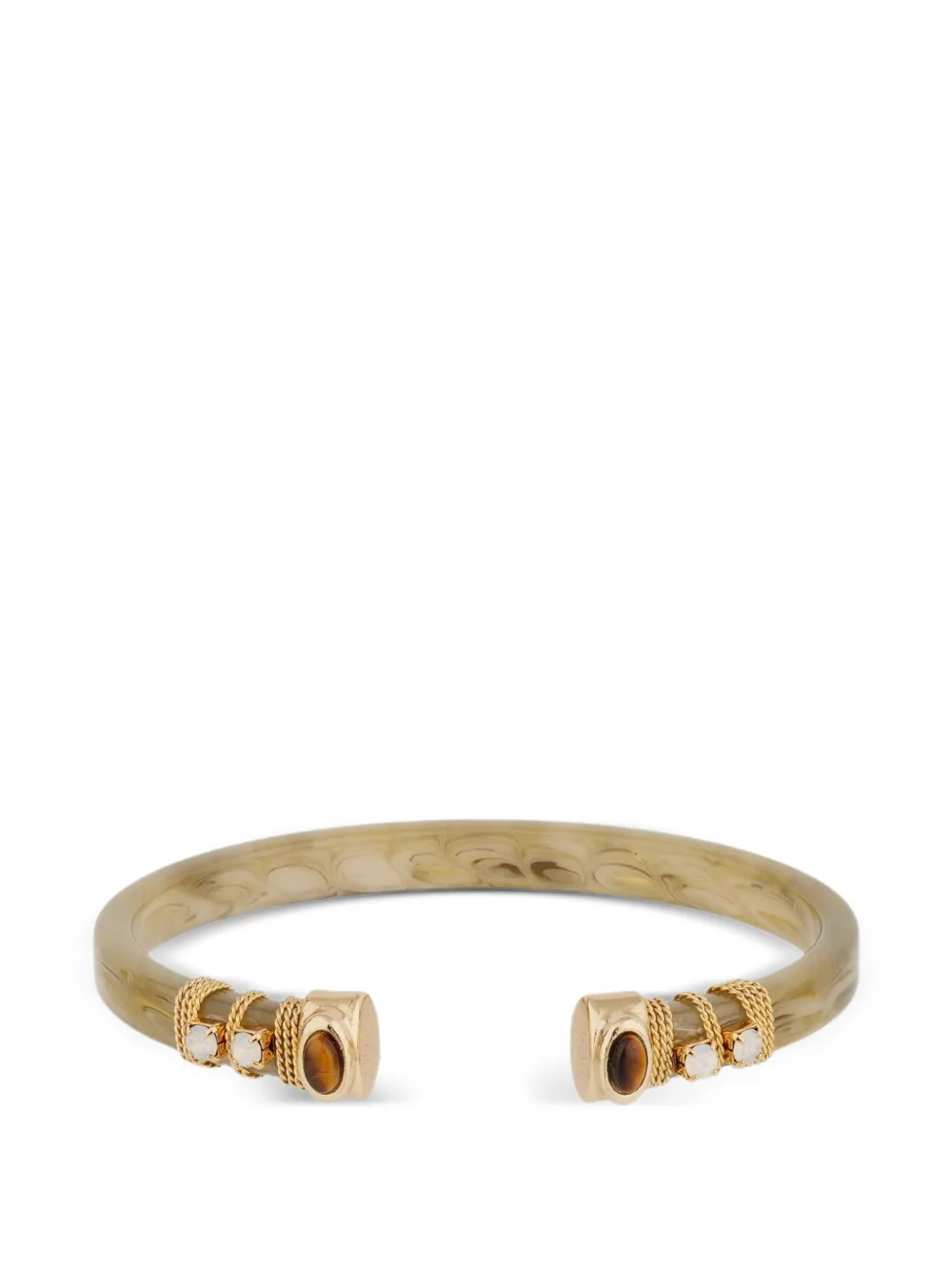 Gas Bijoux Sarina stone detail cuff bracelet - Toni neutri