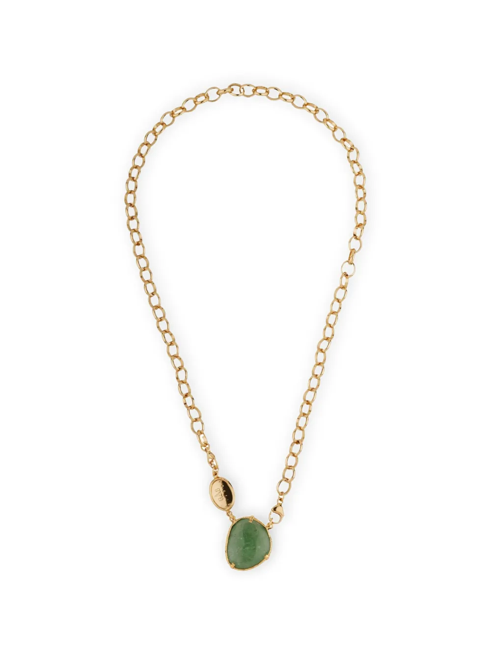 Gas Bijoux Billy stone chain necklace - Oro