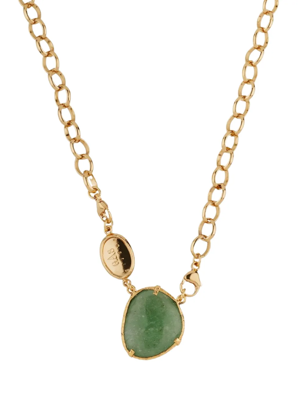  Gas Bijoux Billy Stone Chain Necklace - Gold 